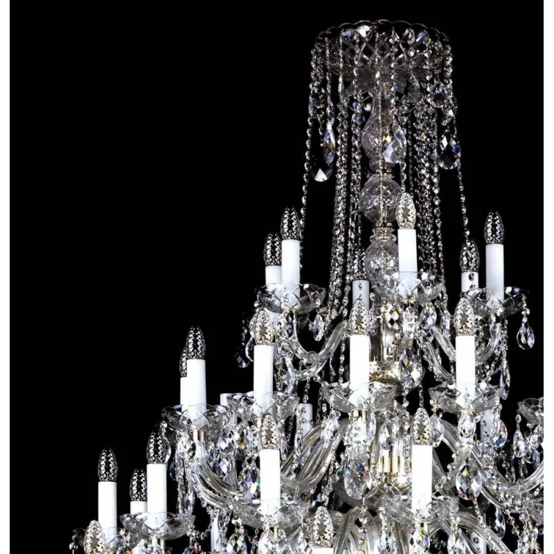 Candelabru Cristale, Bohemia, E14, L101032CE, Crystal