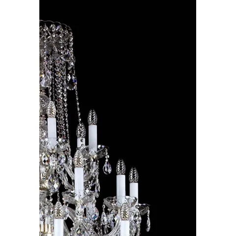 Candelabru Cristale, Bohemia, E14, L101032CE, Crystal