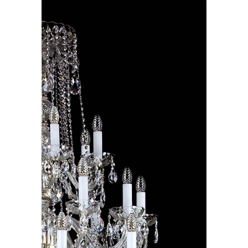 Candelabru Cristale, Bohemia, E14, L101032CE, Crystal