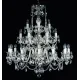 Candelabru Crista, Bohemia, E14, L101040CLN, Crystal