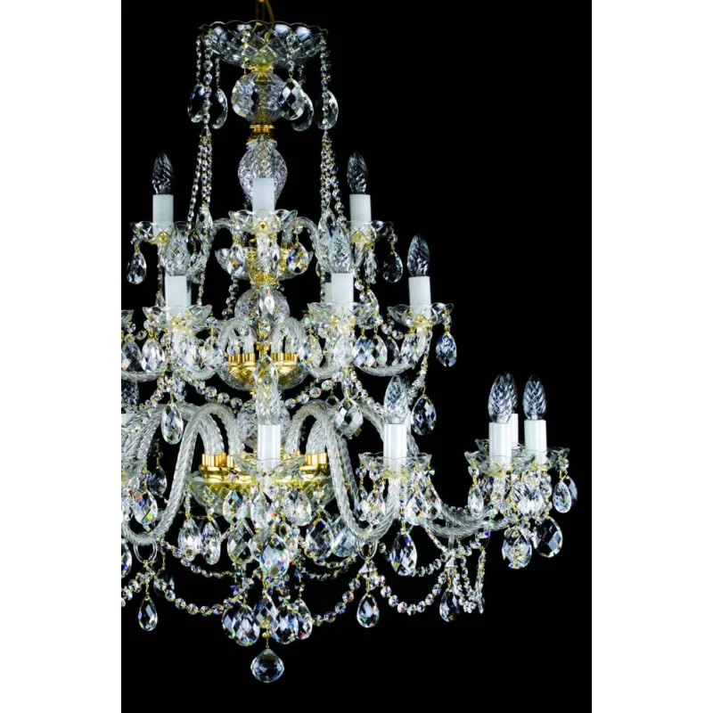 Candelabru Crista, Bohemia, E14, L101040CLN, Crystal