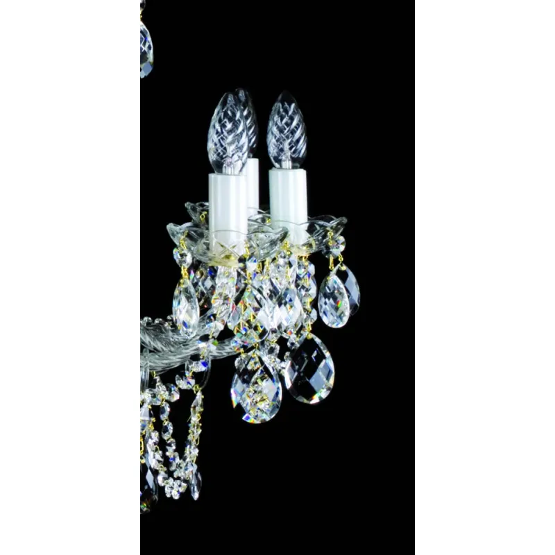 Candelabru Crista, Bohemia, E14, L101040CLN, Crystal
