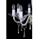 Candelabru Cristale, Sticla, Bohemia, E14, L101046CE, Crystal