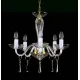 Candelabru Cristale, Sticla, Bohemia, E14, L101047CE, Crystal