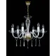Candelabru Cristale, Sticla, Bohemia, E14, L101048CE, Crystal
