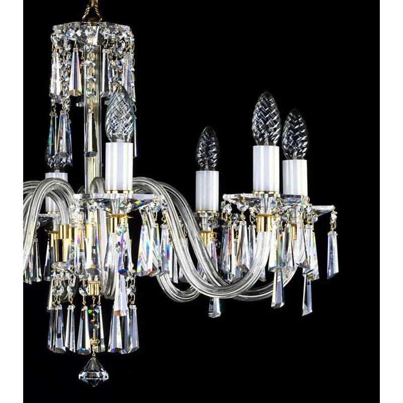 Candelabru Cristale, Modern, Bohemia, E14, L101055CE, Crystal