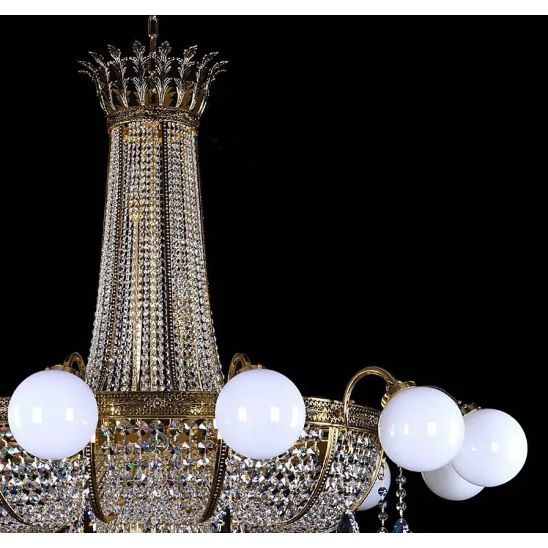 Candelabru Cristale, Bohemia, E14, L10106001CLN, Crystal