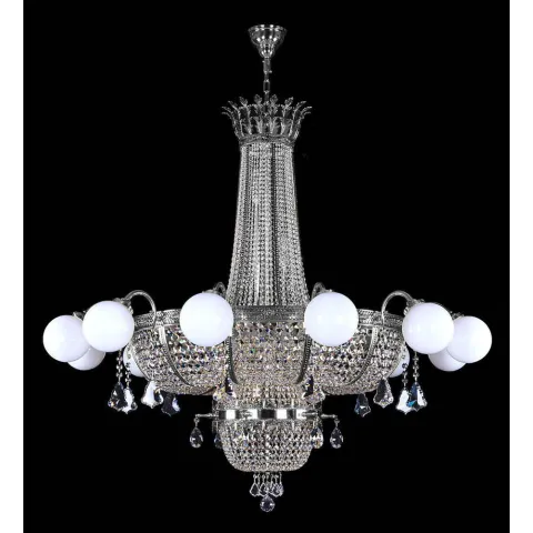 Candelabru Cristale, Bohemia, E14, L10106001CLN, Crystal