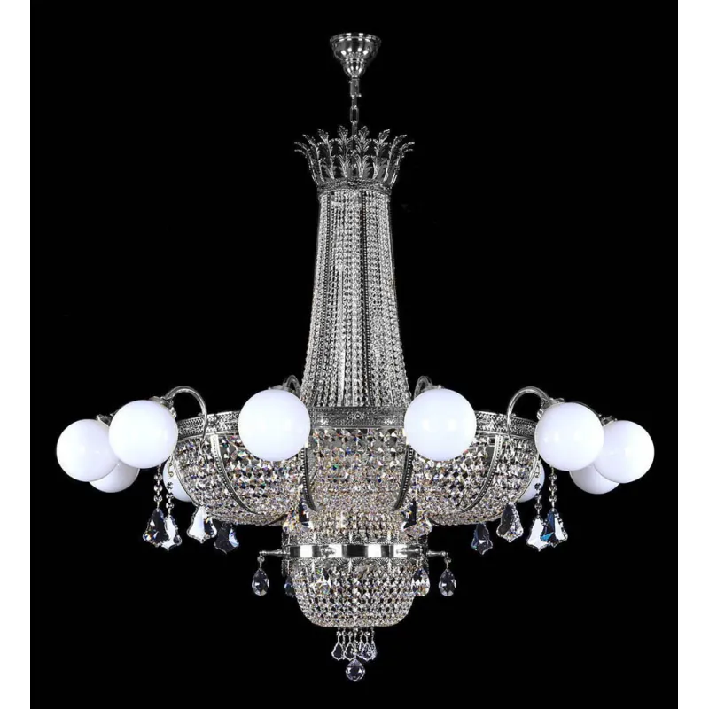 Candelabru Cristale, Bohemia, E14, L10106001CLN, Crystal