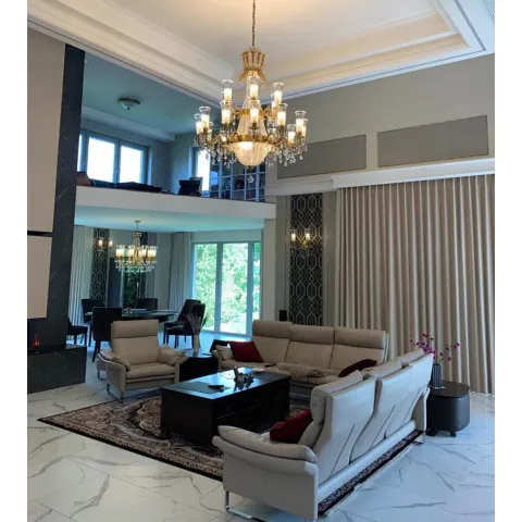 Candelabru Alama, Cristale, lux, Bohemia, E14, L10106002CE, Crystal