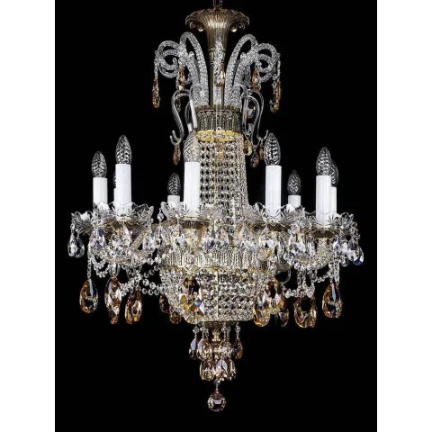 Candelabru Cristale, lux, Bohemia, E14, L10106035CE, Crystal
