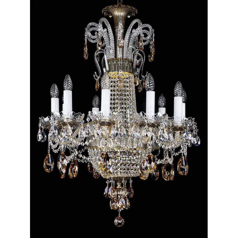 Candelabru Cristale, Bohemia, E14, L10106036CE, Crystal