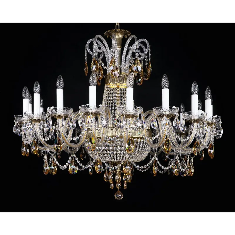 Candelabru Cristale, lux, Bohemia, E14, L10106038CE, Crystal