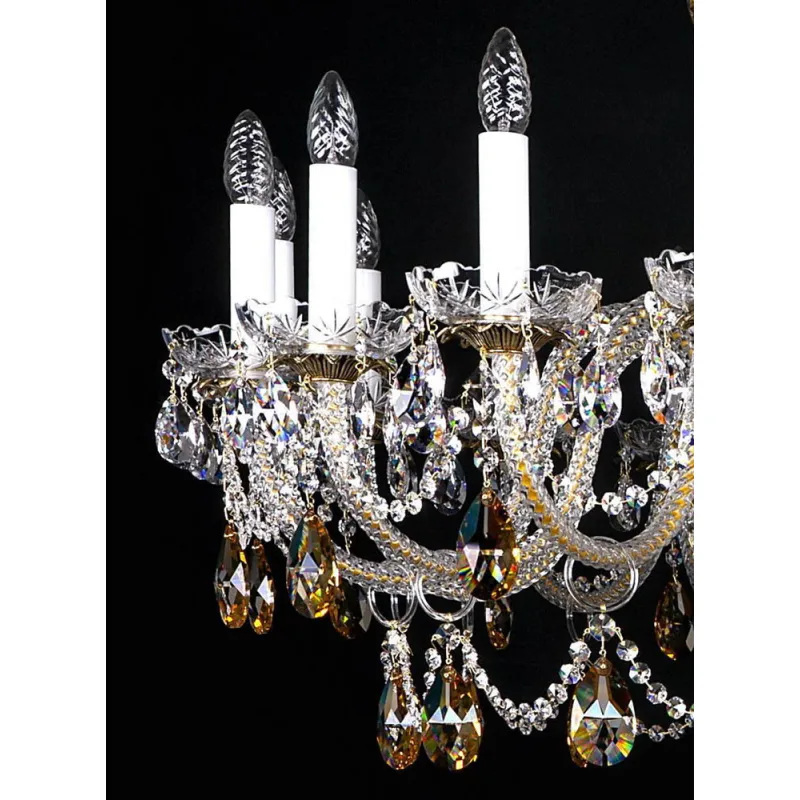 Candelabru Cristale, lux, Bohemia, E14, L10106038CE, Crystal