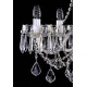Candelabru Cristale, Sticla, Bohemia, E14, L10106040CE, Crystal