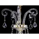 Candelabru Cristale, Sticla, Bohemia, E14, L10106040CE, Crystal