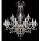 Candelabru Cristale, Sticla, Lux, Bohemia, E14, L10106041CE, Crystal