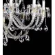 Candelabru Cristale, Sticla, Lux, Bohemia, E14, L10106041CE, Crystal