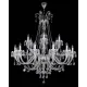 Candelabru Cristale, Sticla, Lux, Bohemia, E14, L10106041CE, Crystal