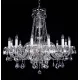 Candelabru Cristale, Sticla, Lux, Bohemia, E14, L10106044CE, Crystal