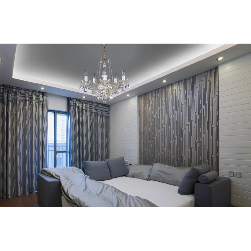 Candelabru Cristale, Sticla, Bohemia, E14, L10106045CE, Crystal