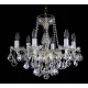 Candelabru Cristale, Sticla, Bohemia, E14, L10106047CE, Crystal