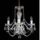 Candelabru Cristale, Sticla, Bohemia, E14, L10106050CE, Crystal