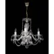Candelabru Cristale, Sticla, Bohemia, E14, L10106050CE, Crystal