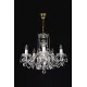 Candelabru Cristale, Sticla, Bohemia, E14, L10106051CLN, Crystal