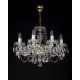 Candelabru Cristale, Sticla, Bohemia, E14, L10106053CLN, Crystal