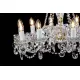 Candelabru Cristale, Sticla, Bohemia, E14, L10106056CLN, Crystal