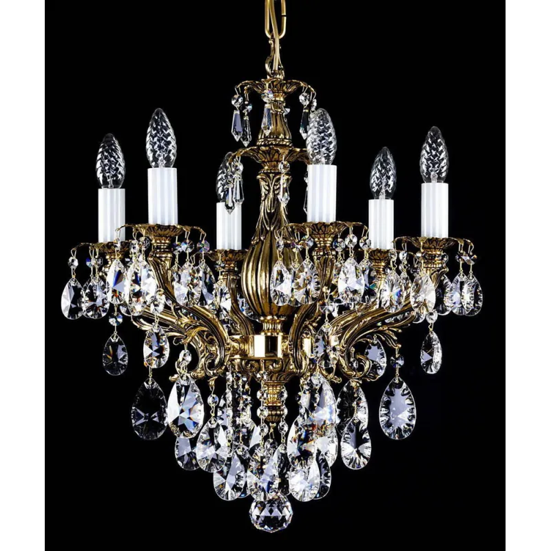 Candelabru Alama, Cristale, Bohemia, E14, L10106143CE, Crystal