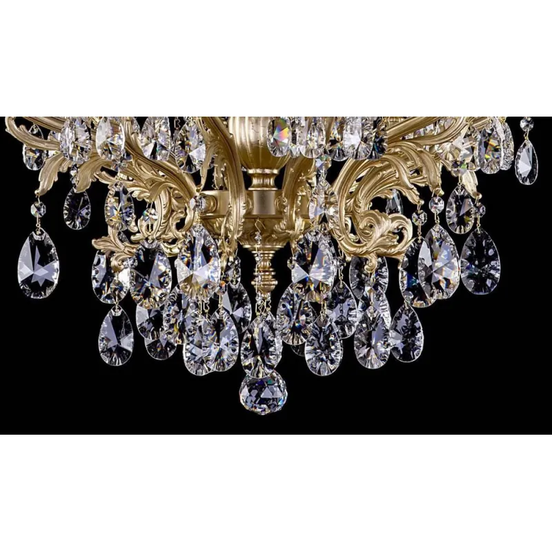 Candelabru Alama, Cristale, Bohemia, E14, L10106148CE, Crystal