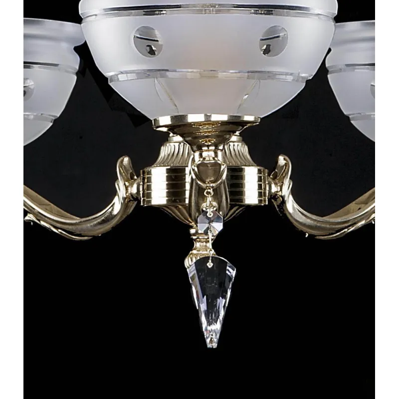 Candelabru Alama, Cristale, Bohemia, E14, L10106149CE, Crystal