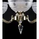 Candelabru Alama, Cristale, Bohemia, E14, L10106149CE, Crystal