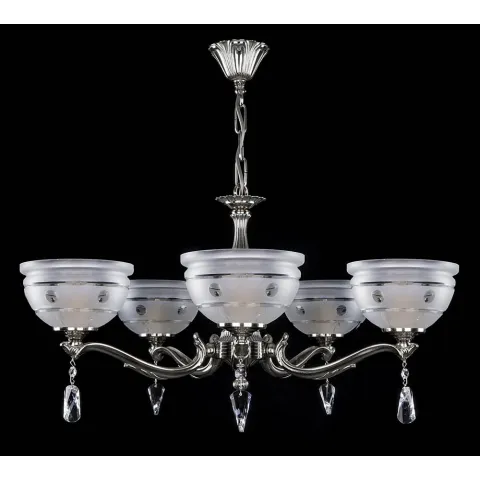 Candelabru Alama, Cristale, Bohemia, E14, L10106150CE, Crystal