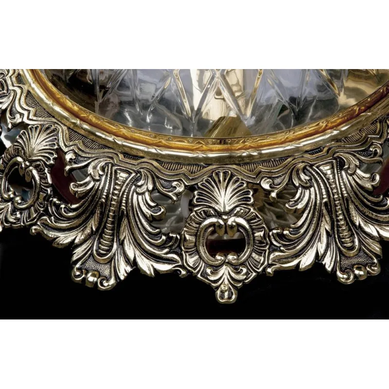 Candelabru Alama, Cristale, Bohemia, E14, L10106156, Crystal