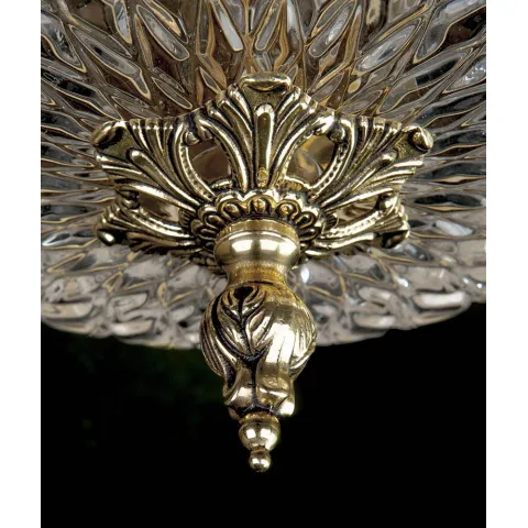 Candelabru Alama, Cristale, Bohemia, E14, L10106156, Crystal