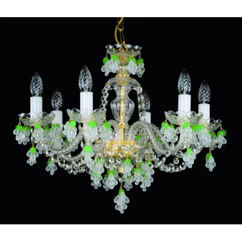Candelabru Cristale, Bohemia, E14, L101061V, Crystal
