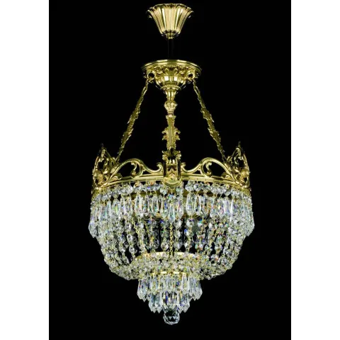 Candelabru Alama, Cristale, Bohemia, E14, L10106207CHCE, Crystal