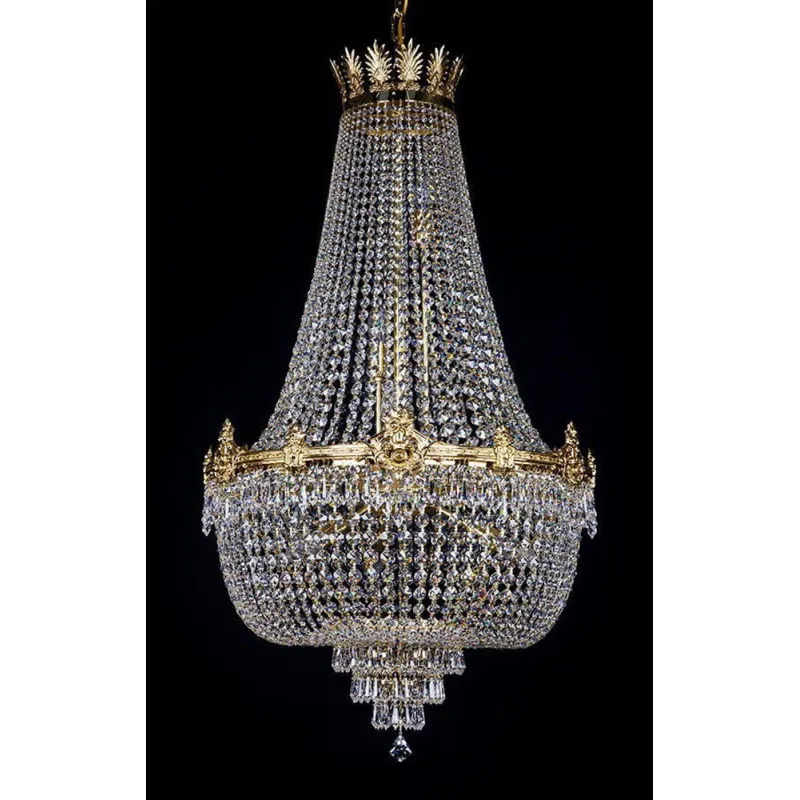 Plafoniera Cristale, Pear, Bohemia, E14, L10106259CLN, Crystal