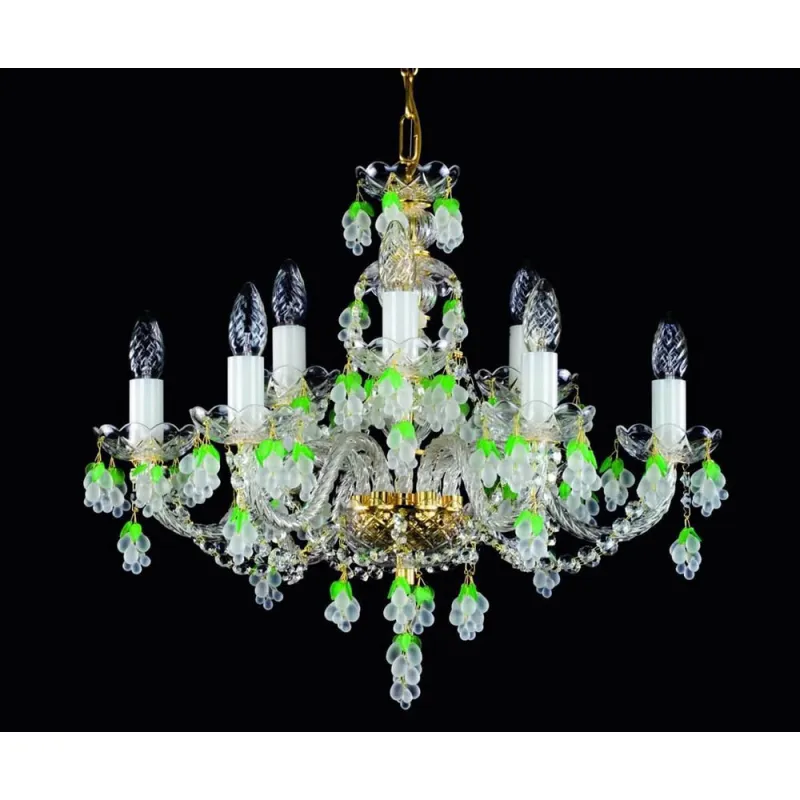 Candelabru Cristale, Bohemia, E14, L101063V, Crystal