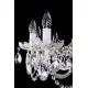 Candelabru Cristale, Sticla, Bohemia, E14, L10106417CLN, Crystal