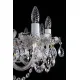 Candelabru Cristale, Sticla, Bohemia, E14, L10106417CLN, Crystal
