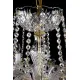 Candelabru Cristale, Sticla, Bohemia, E14, L10106417CLN, Crystal