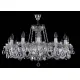 Candelabru Cristale, Sticla, Bohemia, E14, L10106417CLN, Crystal