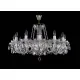 Candelabru Cristale, Sticla, Bohemia, E14, L10106417CLN, Crystal