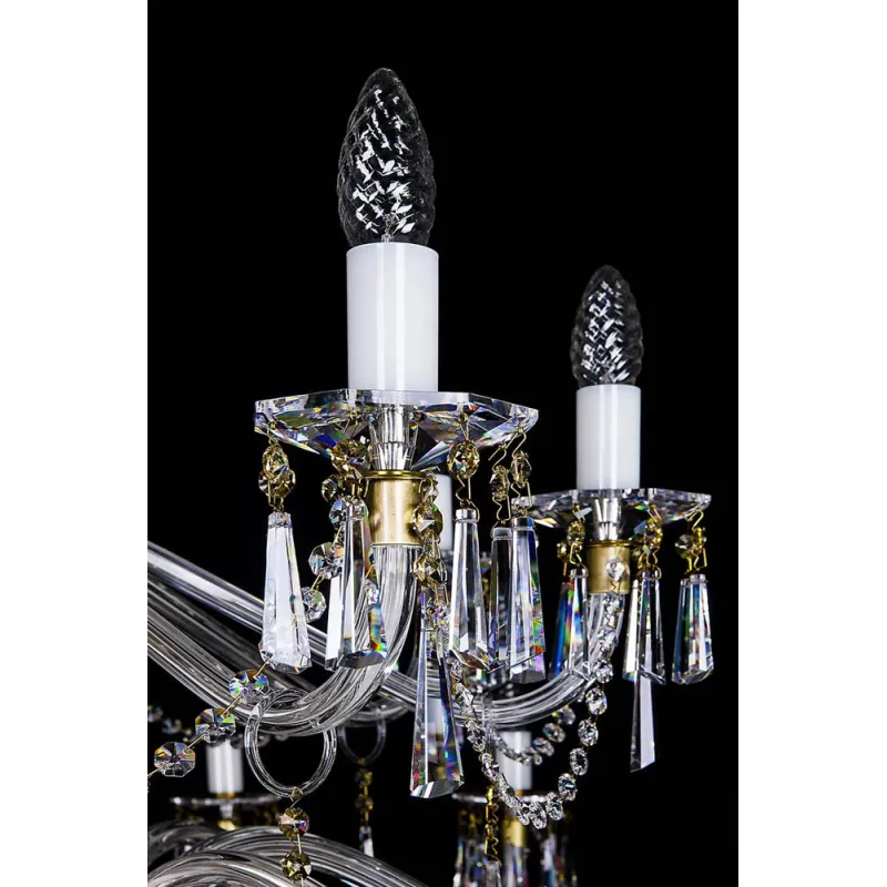 Candelabru Cristale large, Bohemia, E14, L10106418CE, Crystal