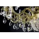 Candelabru Alama, Cristale, Large, Lux, Bohemia, E14, L10106421CE, Crystal