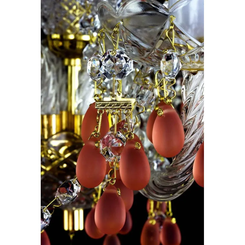 Candelabru Cristale, Bohemia, E14, L101064V, Crystal